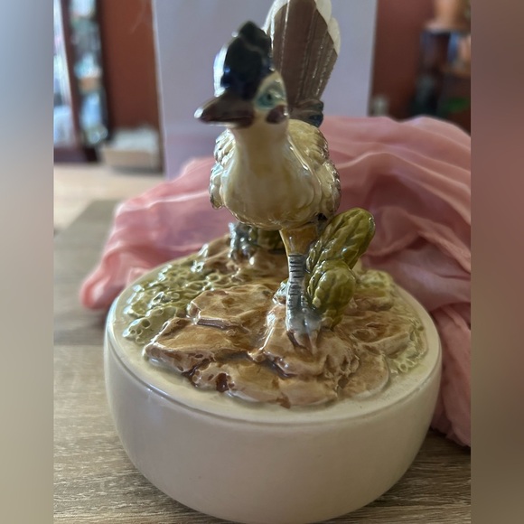 Vintage 1979 Otagiri Road Runner Hand Painted Music Box-Home On The Range - Picture 3 of 10